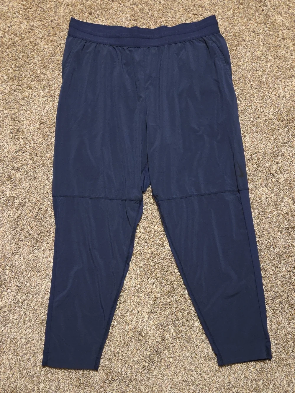 NIKE Yoga Men's Dri-Fit Navy Performance Jogger Pants